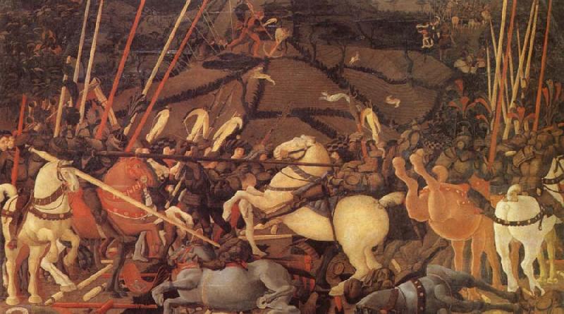 UCCELLO, Paolo The Battle of San Romano oil painting image